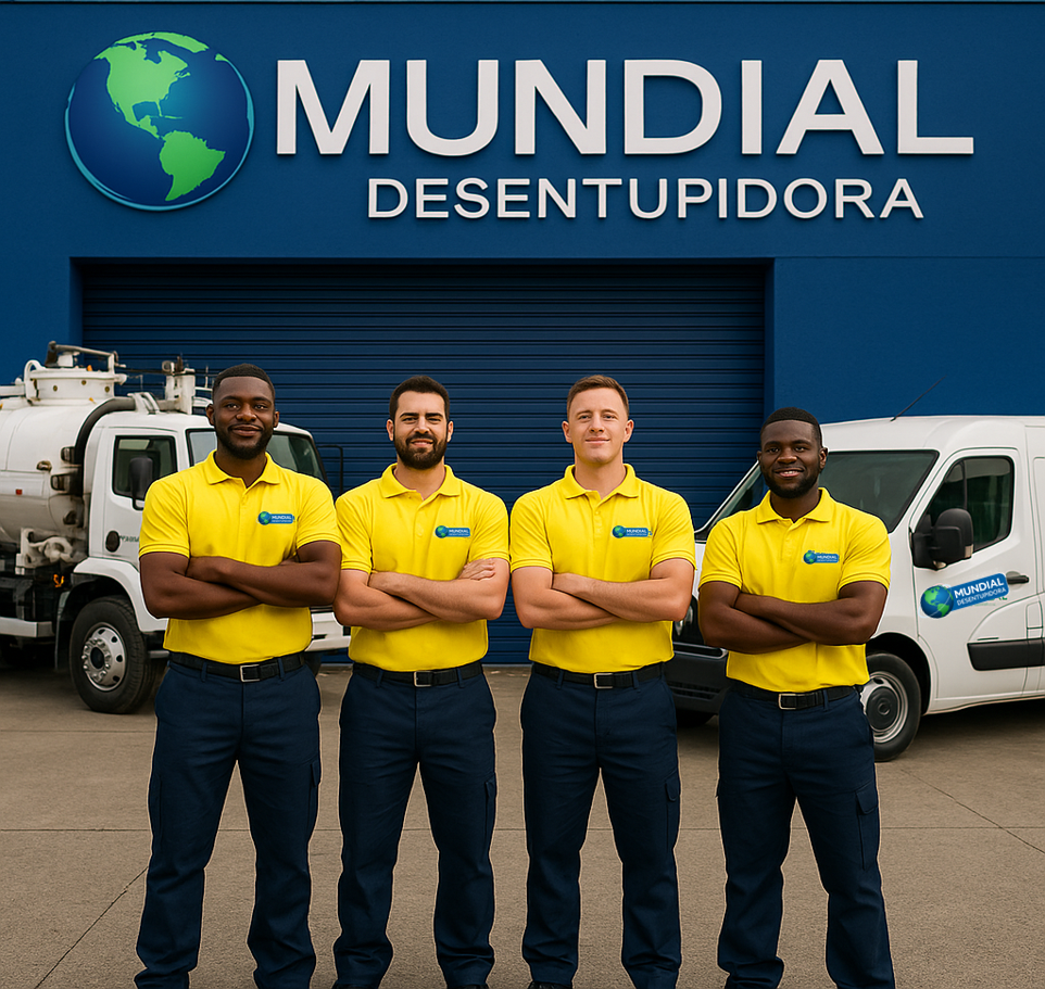equipe de desentupimento qualificada